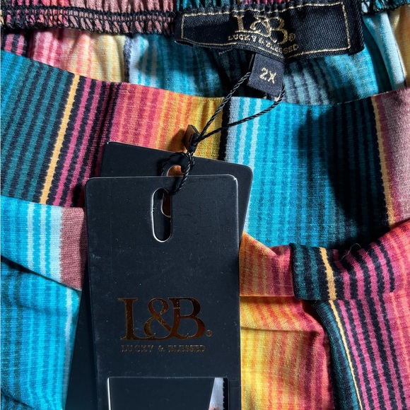 Multicolored Flare Pants - Picture 7 of 9